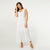 Meadow Gauze Tiered Tank Dress - White