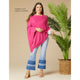 The Lightweight Poncho - Bright Pink