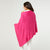 The Lightweight Poncho - Bright Pink