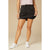 Norah Skort with Zipper Pocket - Black