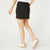 Norah Skort with Zipper Pocket - Black