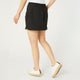 Norah Skort with Zipper Pocket - Black