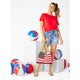 Patriotic Knitted Tote - Red/White/Blue