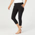 Jasmine Capri Zip Pocket Legging - Black