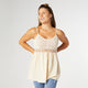 Lark Spaghetti Strap Top - Natural