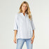 Jesse Casual Henley Top - Blue