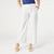 Fallon Wide Leg Striped Pant - Off White/Blue