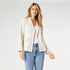 Sydney Striped Blazer - Natural Stripe