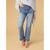 OMG Flare Jeans with Distressing - Medium Denim