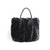 Priscilla Faux Fur Tote - Black