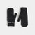 Darling Snowflake Embellished Mittens - Black