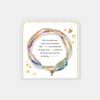 Messy Life  Charm Bracelet - Gold
