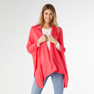 Kiara Lightweight Wrap - Living Coral