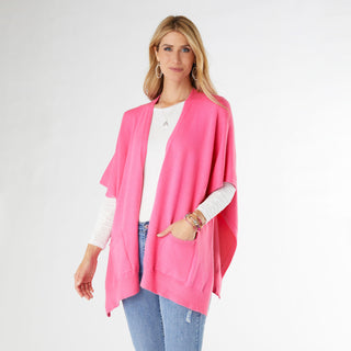 Alani Lightweight Cardigan with Pockets - Pink