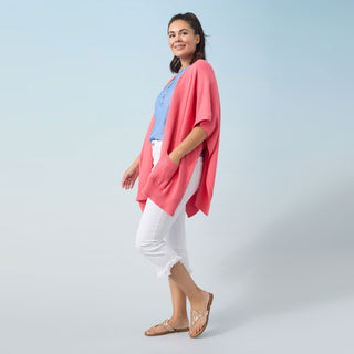 Alani Lightweight Cardigan with Pockets - Pink