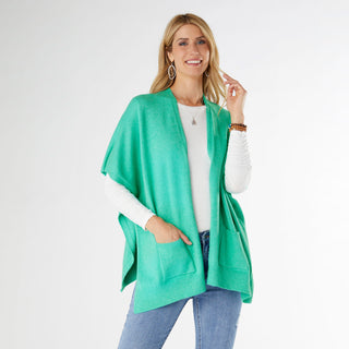 Alani Lightweight Cardigan with Pockets - Aquamarine