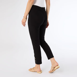 Georgie Ankle with Button Detail - Black