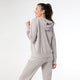 Weekend Brushed Long Sleeve Full Zip Hoodie - Stone Grey