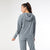 Weekend Brushed Long Sleeve Full Zip Hoodie - Hazy Blue