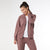 Weekend Brushed Long Sleeve Full Zip Hoodie - Auburn