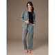 Weekend Brushed Wide Leg Pant - Stone Grey