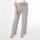 Weekend Brushed Wide Leg Pant - Stone Grey