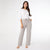 Weekend Brushed Wide Leg Pant - Stone Grey