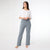 Weekend Brushed Wide Leg Pant - Hazy Blue