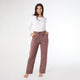 Weekend Brushed Wide Leg Pant - Auburn