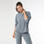 Weekend Brushed Henley - Hazy Blue