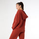 Cute Quilt Hoodie - Rust