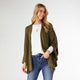 Kiara Pull Thru Wrap - Olive