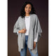 Turin Pull Thru Wrap - Grey