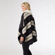 Monza Pull Thru Wrap - Black/Cream