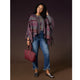 Novara Striped Wrap - Multi