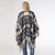 Fano Plaid Wrap - Blue/Nutmeg