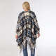 Fano Plaid Wrap - Blue/Nutmeg