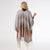 Asti Multi Stripe Wrap - Dusty Plum/Nutmeg/Brown