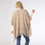 Messina Pointelle Wrap - Taupe