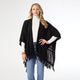 Messina Pointelle Wrap - Black