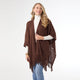 Messina Pointelle Wrap - Chocolate