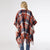 Brindisi Plaid Wrap - Rust/Navy
