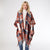 Brindisi Plaid Wrap - Rust/Navy