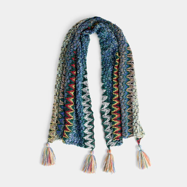 Wendy Oblong Scarf - Primary Color Multi – COCO + CARMEN