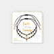 Wear + Share Faith, Love, Family Bracelet - Black