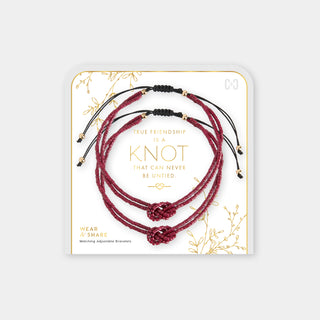 Wear + Share Friendship Bracelet - Red