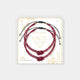 Wear + Share Friendship Bracelet - Red