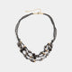 Simone Layered Necklace - Black