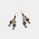 Simone Earrings - Olive