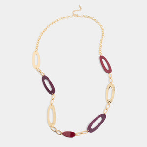 Ellen Necklace - Plum